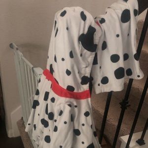 Carter 12 month Dalmatian puppy dog Halloween costume 2 piece jacket and pants